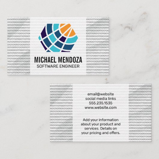 Software Robotics | AI Chip Tech 名刺 (正面/裏面)