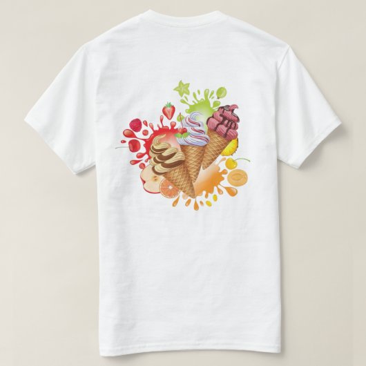 Softy and beautiful style tシャツ (デザイン裏面)