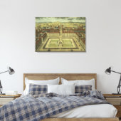 SohoまたはKing's Square、Stow's Survey of Londo キャンバスプリント (インサイチュ (寝室))