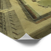 SohoまたはKing's Square、Stow's Survey of Londo ポスター (角)