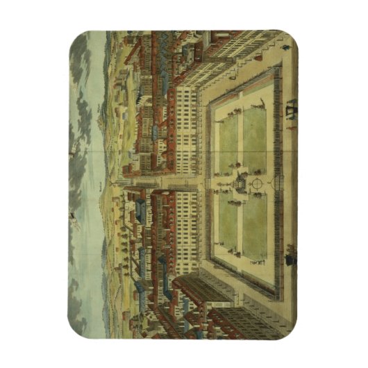 SohoまたはKing's Square、Stow's Survey of Londo マグネット (縦)