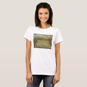 SohoまたはKing's Square、Stow's Survey of Londo Tシャツ (正面フル)