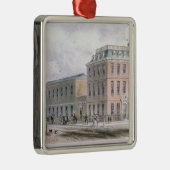 Sohoスクエアおよびカーライルの家の眺め メタルオーナメント (右)