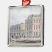 Sohoスクエアおよびカーライルの家の眺め メタルオーナメント (左)