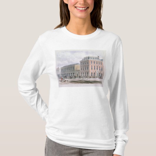 Sohoスクエアおよびカーライルの家の眺め Tシャツ (正面)