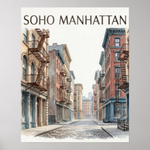 SoHo マンハッタン ポスター