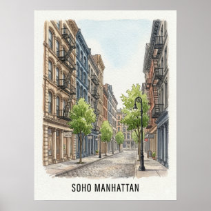 SoHo マンハッタン ポスター