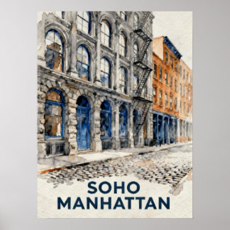 SoHo マンハッタン ポスター