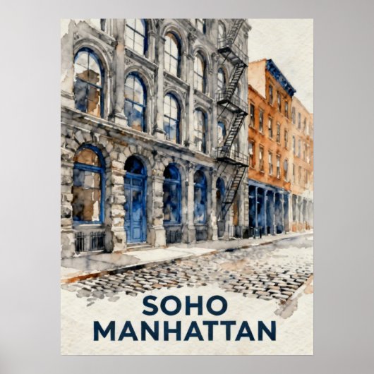 SoHo マンハッタン ポスター (正面)