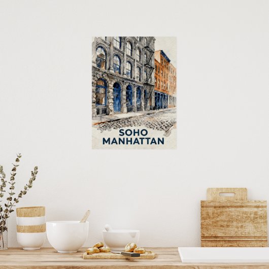 SoHo Manhattan ポスター (キッチン)