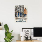 SoHo Manhattan ポスター (ホームオフィス)
