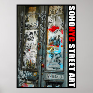 SoHo NYC Street Art ポスター
