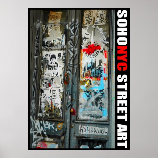 SoHo NYC Street Art ポスター (正面)