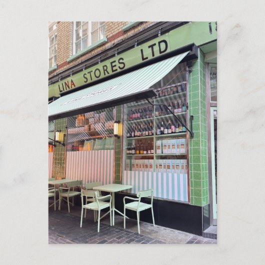 Soho shops, London UKポストカード ポストカード (正面)