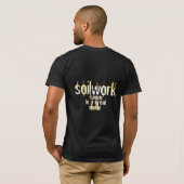 Soilworkによって誓われるアメリカのティーの黒 Tシャツ (裏面フル)