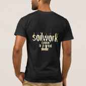 Soilworkによって誓われるアメリカのティーの黒 Tシャツ (裏面)