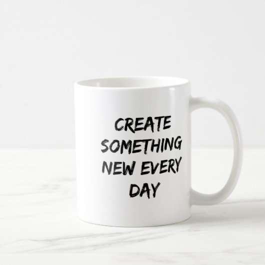 Soing New Every Day Artist Gift コーヒーマグカップ (右)