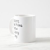 Soing New Every Day Artist Gift  コーヒーマグカップ (正面左)