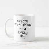 Soing New Every Day Artist Gift  コーヒーマグカップ (左)