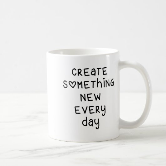 Soing New Every Day Artist Gift  コーヒーマグカップ (右)