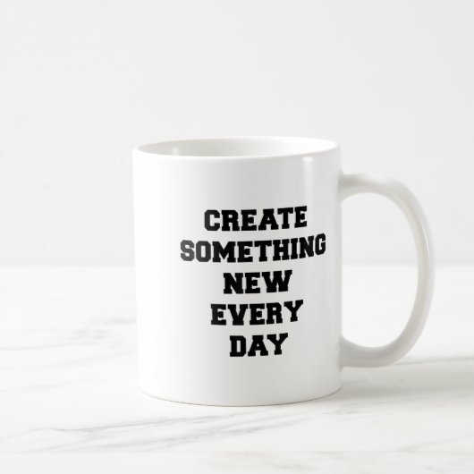 Soing New Every Day Artist Gift  コーヒーマグカップ (右)