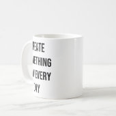 Soing New Every Day Artist Gift  コーヒーマグカップ (正面左)