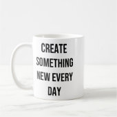 Soing New Every Day Artist Gift  コーヒーマグカップ (左)