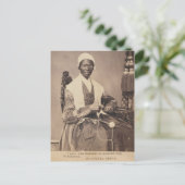 Sojourner Truth写真(キャプション付き) ポストカード (スタンド正面)