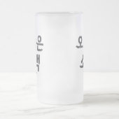 SojuとBeer 소맥 フロストグラスビールジョッキ (中央)