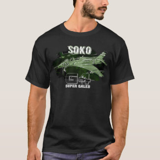 Soko G-4ガレブすごい戦闘機 Tシャツ