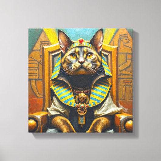 SOKOKE CAT-PHARAOH 2 キャンバスプリント (正面)