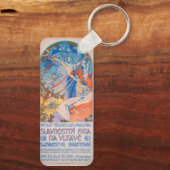 Sokolフェスティバル用Alphonseミュシャ(1926) キーホルダー (裏面)