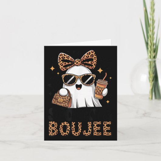 Soky & Boujee Ghost Coquette Leopard Boo Jee H カード (正面)