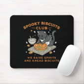 Soky Biscuits Club Black Cat Pumpkin Halloween Bak マウスパッド (マウス)