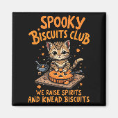 Soky Biscuits Club Cat Funny Halloween Baking  マグネット (正面)
