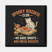 Soky Biscuits Club Funny Halloween Cat Baking  マグネット (正面)