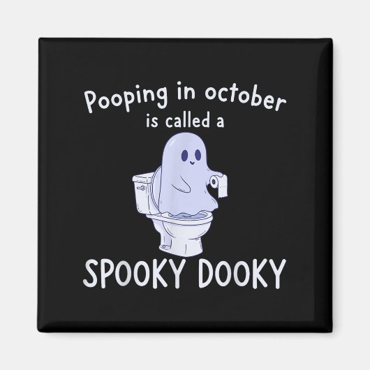 Soky Dookie おかしなオング 十月の幽霊 ハロウィン  マグネット (正面)