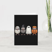 Soky Ghost Kiwi Bird Pumpkin Halloween Skeleton  カード (正面)