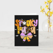 Soky Para Halloween Costume Paraprofessional Coque カード (黄色い花)