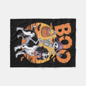 Soky Springer Costume English Springer Spaniel Hal フリースブランケット (正面(横))