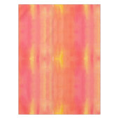 SOL黄色およびオレンジグラデーションな水彩画の芸術 テーブルクロス (正面)