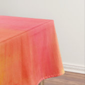 SOL黄色およびオレンジグラデーションな水彩画の芸術 テーブルクロス (インサイチュ)