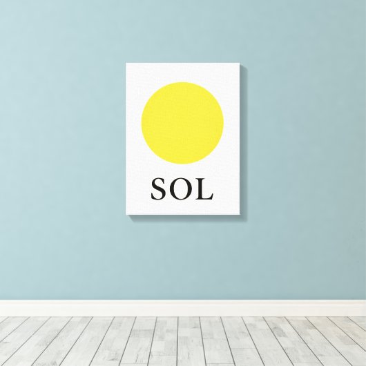 SOL キャンバスプリント (インサイチュ (ウッドフロア))