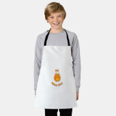Sol Brillo Sola Logo Apron – Stylish Kitchen & Coo エプロン (着用した状態)