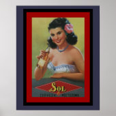 Sol Cerveza Beer Poster 16 x 20 ポスター (正面)