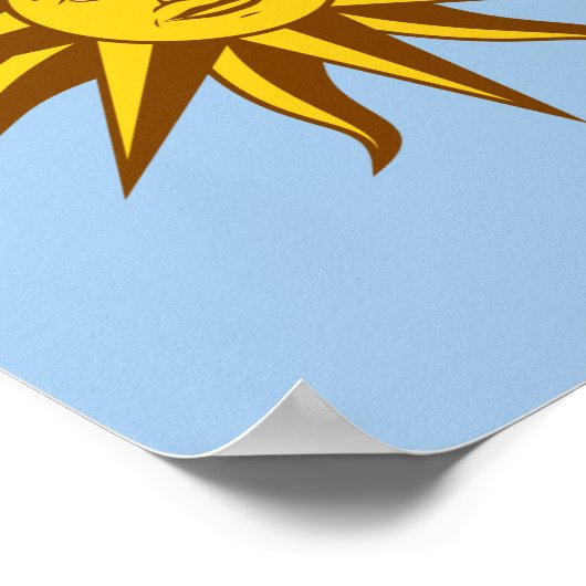 Sol de Mayo – ウルグアイ ポスター (角)