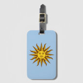Sol de Mayo – ウルグアイ ラゲッジタグ (正面縦)
