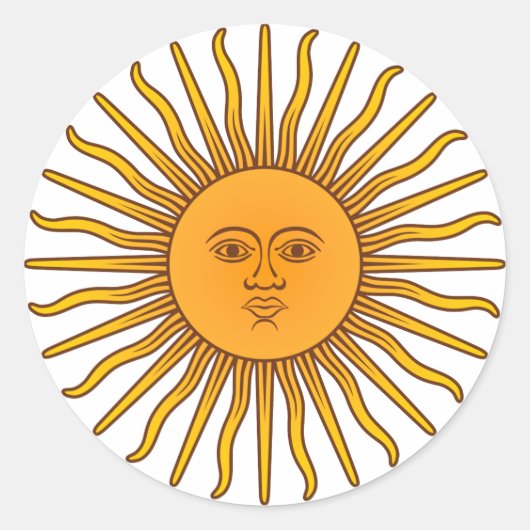 Sol de Mayo ラウンドシール (正面)