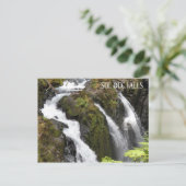 Sol Duc滝、ワシントン旅行写真 ポストカード (スタンド正面)