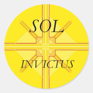 Sol Invictusステッカー ラウンドシール